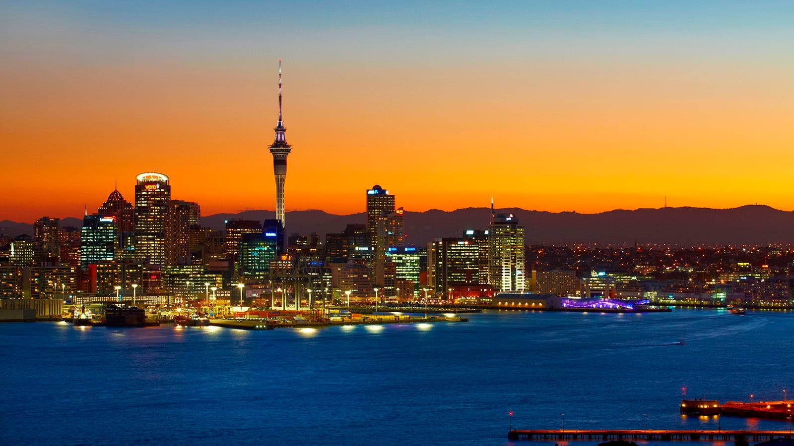 Auckland, New Zealand skyline