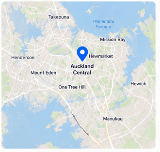 Map of Auckland Central